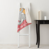 beste mam-cadeauidee, hart schattig Cat familie ro Sherpa Deken (In situ)