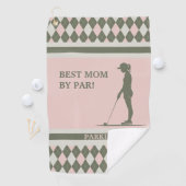 Beste Mam Door Par Monogrammed Golfhanddoek (Insitu)