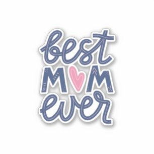 Beste Mam Ever Celebration Sticker