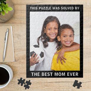 Beste mam familie foto legpuzzel