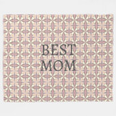 Beste mam fleece deken (Voorkant (Horizontaal))