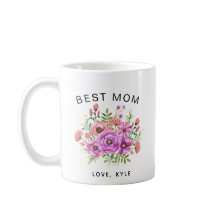 beste mam floral bouquet moederdag koffie