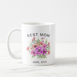 beste mam floral bouquet moederdag koffie koffiemok