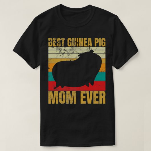 Beste Mam Furry Aardappel grappige cavia-premie T-shirt (Design voorkant)