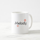 beste mam gelukkig moederdag eenvoudig handgeschre koffiemok (Voorkant rechts)