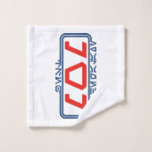 Beste Mam in de Melkweg (Aurebesh) Bad Handdoek (Wasdoekje)