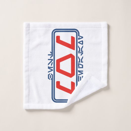 Beste Mam in de Melkweg (Aurebesh) Bad Handdoek (Wasdoekje)