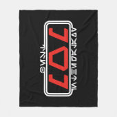 Beste Mam in de Melkweg (Aurebesh) Fleece Deken (Voorkant)