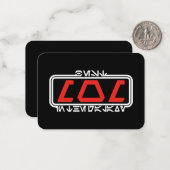 Beste Mam in de Melkweg (Aurebesh) Notitiekaartje (Voorkant / Achterkant in situ)