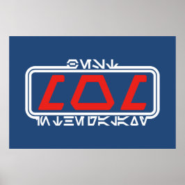 Beste Mam in de Melkweg (Aurebesh) Poster