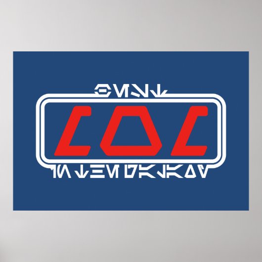 Beste Mam in de Melkweg (Aurebesh) Poster (Voorkant)