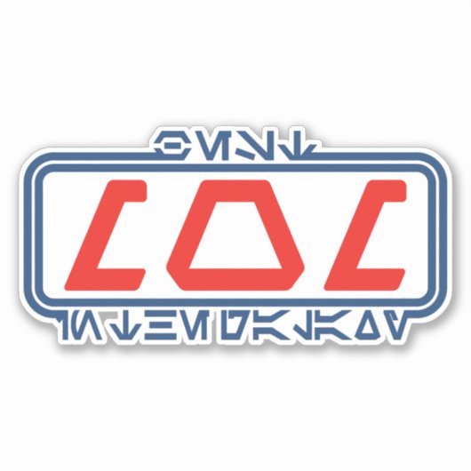 Beste Mam in de Melkweg (Aurebesh) Sticker (Voorkant)