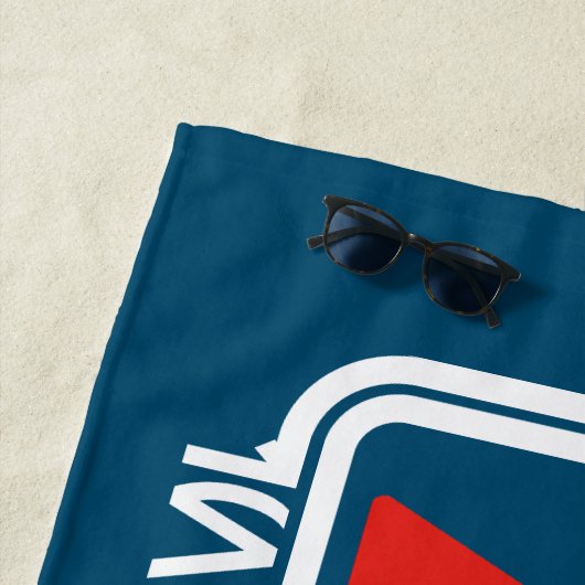 Beste Mam in de Melkweg (Aurebesh) Strandlaken (In situ)