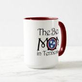 Beste Mam in Tennessee Mok 15oz (Voorkant rechts)