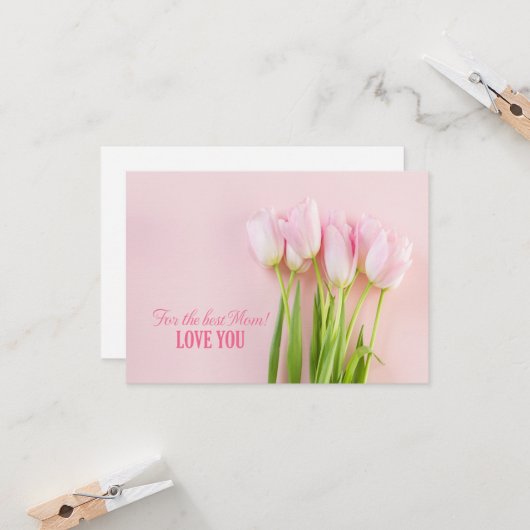Beste mam kaart (Voorkant / Achterkant in situ)