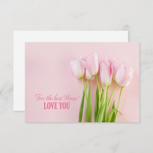 Beste mam kaart (Voorkant / Achterkant)