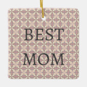 Beste mam keramisch ornament (Voorkant)