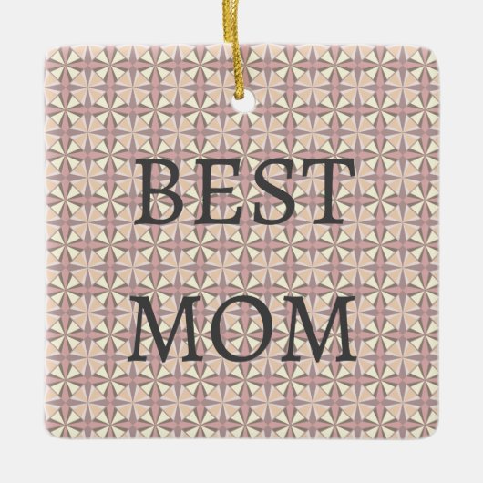 Beste mam keramisch ornament (Voorkant)