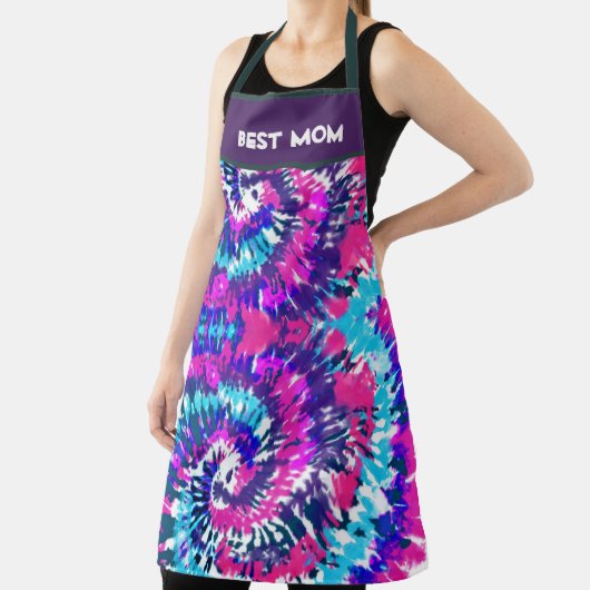 BESTE MAM KLEURRIJK ABSTRACT STROPDAS-KLEURSTOF ON SCHORT (Insitu)