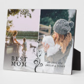 Beste mam Modern Foliage 2 Aangepaste foto's Moede Fotoplaat (Zijkant)