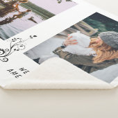 Beste mam Modern Foliage 2 Aangepaste foto's Moede Sherpa Deken (3/4)