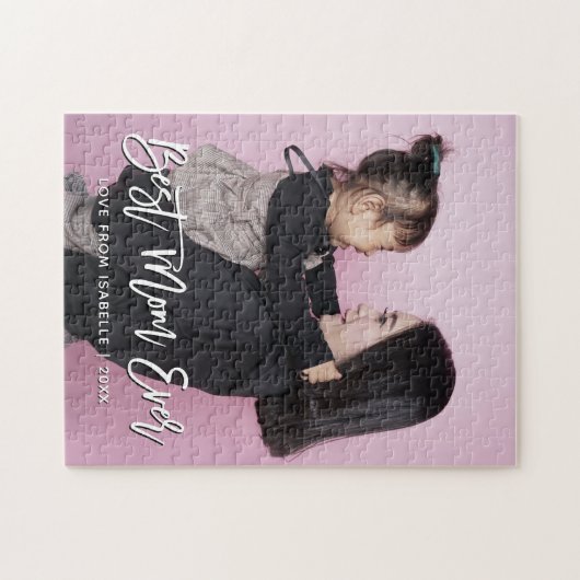 Beste mam Moederdag Keepomwille Persoonlijke foto Legpuzzel (Horizontaal)