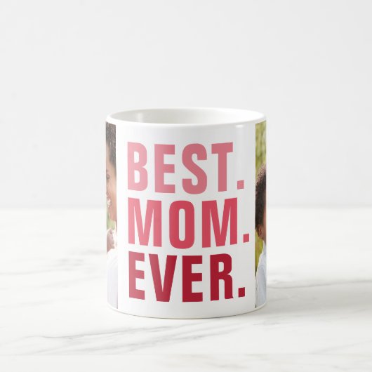 Beste. Mam. Ooit. 2 foto Keepsake Gift Koffiemok (Center)