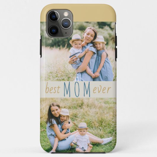 Beste mam ooit 2 Foto Modern Case-Mate iPhone Case (Achterkant)