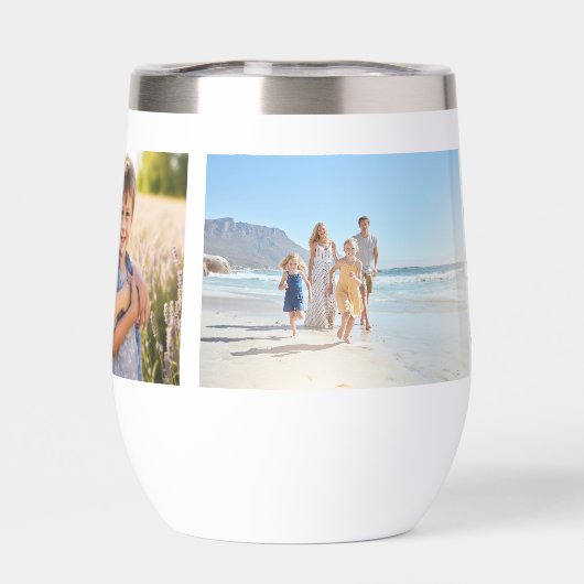 Beste mam ooit, 3 foto's, gepersonaliseerd op maat (Achterkant)