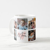 Beste Mam Ooit 8 Foto's Moederdag Gifts Koffiemok (Voorkant links)