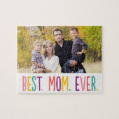 Beste mam ooit aangepaste foto-puzzel legpuzzel (Horizontaal)