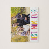 Beste mam ooit aangepaste foto-puzzel legpuzzel (Verticaal)