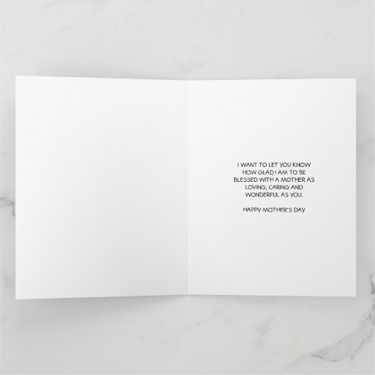 Beste mam ooit aangepaste fotoroze moederdag kaart (Binnen)