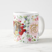 Beste Mam Ooit Bloemen Foto Moederdag Mok (Voorkant rechts)