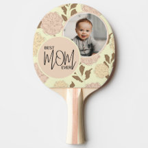 Beste mam ooit bloemenpatroon foto