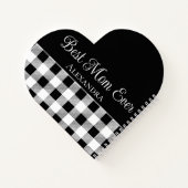 Beste mam ooit Buffalo met zwarte witte pron Notitieboek (Achterkant)