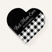 Beste mam ooit Buffalo met zwarte witte pron Notitieboek (Voorkant)