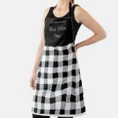 Beste mam ooit Buffalo met zwarte witte pron Schort (Insitu)