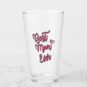 Beste mam ooit cadeau Glass Glas (Voorkant)