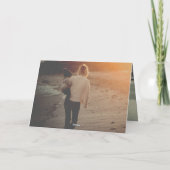 Beste Mam ooit Chic Handscriptscript Moderne foto Kaart (Achterkant)