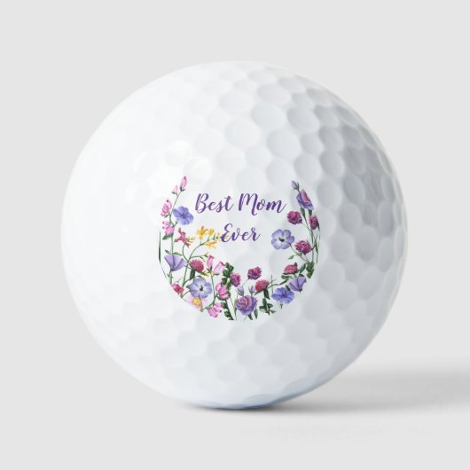 Beste mam ooit - Citaat zomertuin Golfballen (Voorkant)
