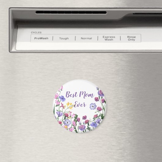 Beste mam ooit - Citaat zomertuin Magneet (Insitu (Vaatwasser))