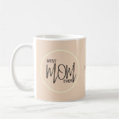 Beste Mam Ooit Custom Photo Gift voor Mam Koffiemok (Links)
