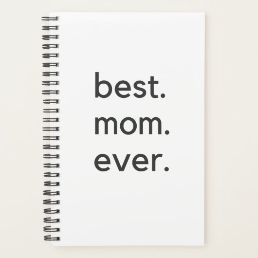 beste, mam, ooit donker. planner (Voorkant)