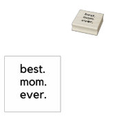 beste, mam, ooit donker. rubberstempel (Gestempeld)