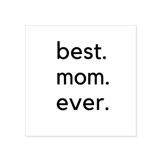 beste, mam, ooit donker. rubberstempel (Afrduk)