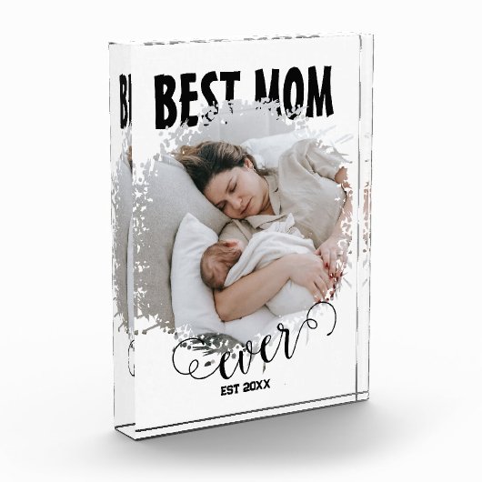 Beste mam ooit eenvoudige foto (Links)