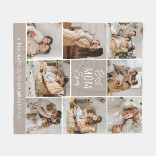 Beste MAM ooit fleece deken (Voorkant (Horizontaal))