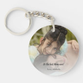 Beste mam ooit foto acrylische Sleutelhanger (Voorkant)