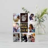 Beste Mam ooit Foto Gold Foil Folie Feestdagen Briefkaart (Staand Voorkant)